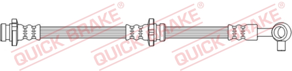 QUICK BRAKE Bremseslange 50743 for NISSAN