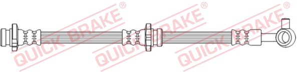 QUICK BRAKE Bremseslange 50742 for NISSAN