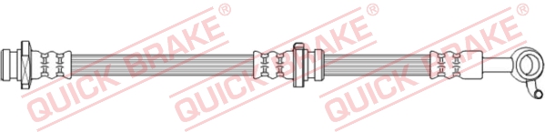 QUICK BRAKE Bremseslange 50747 for NISSAN