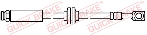 QUICK BRAKE Bremseslange 50756x for VAUXHALL