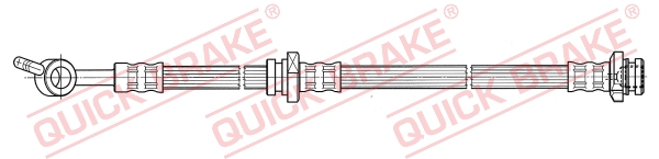 QUICK BRAKE Bremseslange 50805 for NISSAN
