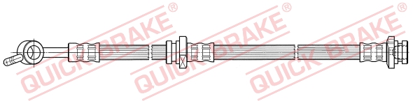 QUICK BRAKE Bremseslange 50806 for NISSAN