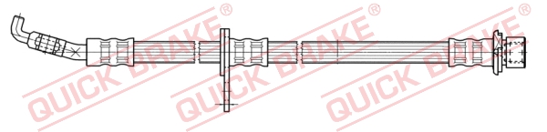 QUICK BRAKE Bremseslange 50809 for TOYOTA