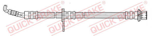 QUICK BRAKE Bremseslange 50810 for TOYOTA