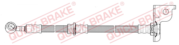QUICK BRAKE Bremseslange 50820 for HYUNDAI