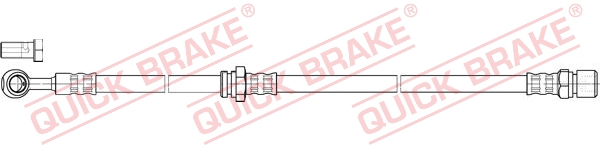QUICK BRAKE Bremseslange 50850x for DAEWOO