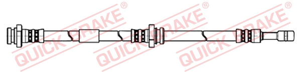 QUICK BRAKE Bremseslange 50869 for NISSAN
