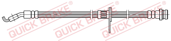 QUICK BRAKE Bremseslange 50877 for VAUXHALL SUZUKI