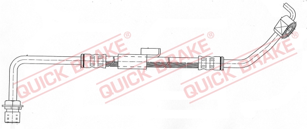 QUICK BRAKE Bremseslange 50946 for FORD
