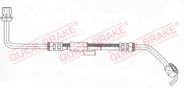 QUICK BRAKE Bremseslange 50948 for FORD
