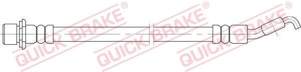 QUICK BRAKE Bremseslange 58001 for TOYOTA