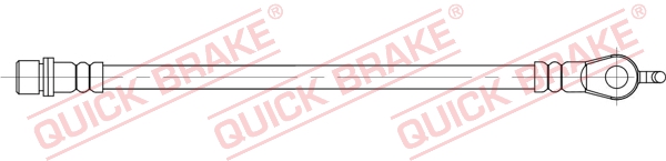 QUICK BRAKE Bremseslange 58004 for TOYOTA