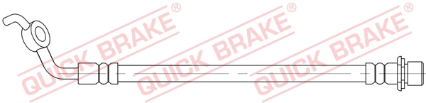 QUICK BRAKE Bremseslange 58007 for TOYOTA