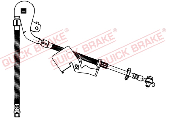QUICK BRAKE Bremseslange 58804x for PEUGEOT