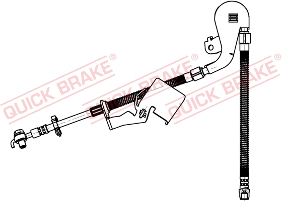 QUICK BRAKE Bremseslange 58803x for PEUGEOT