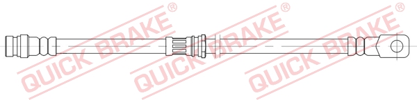 QUICK BRAKE Bremseslange 58824 for MITSUBISHI