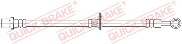 QUICK BRAKE Bremseslange 58822 for SUBARU