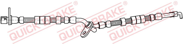 QUICK BRAKE Bremseslange 58839 for MAZDA