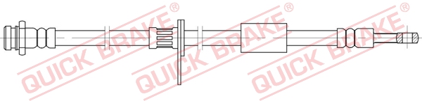 QUICK BRAKE Bremseslange 58850 for SUZUKI