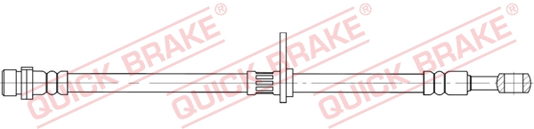 QUICK BRAKE Bremseslange 58853 for HONDA