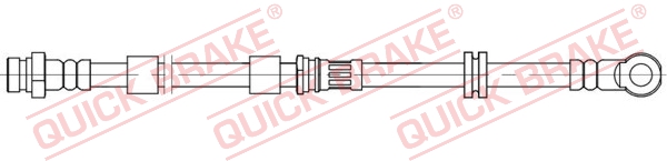 QUICK BRAKE Bremseslange 58858 for PEUGEOT MITSUBISHI