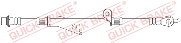 QUICK BRAKE Bremseslange 58860 for TOYOTA