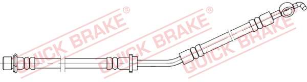 QUICK BRAKE Bremseslange 58866 for TOYOTA