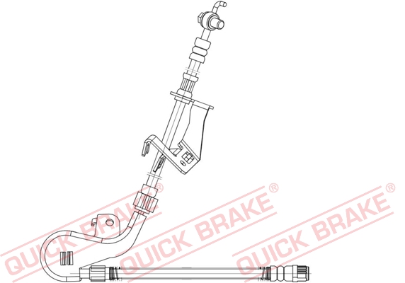 QUICK BRAKE Bremseslange 58875x for PEUGEOT