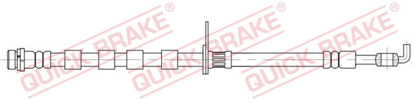 QUICK BRAKE Bremseslange 58878 for FORD