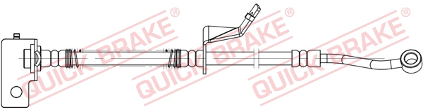 QUICK BRAKE Bremseslange 58876x for HYUNDAI