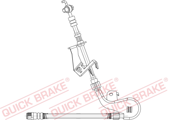QUICK BRAKE Bremseslange 58887x for PEUGEOT