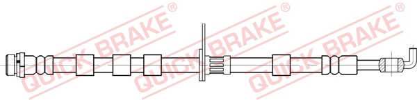 QUICK BRAKE Bremseslange 58895 for FORD