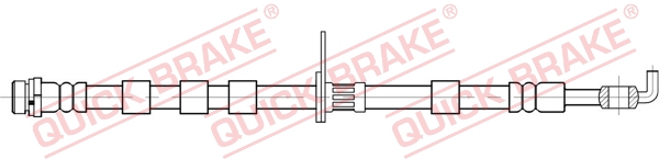 QUICK BRAKE Bremseslange 58896 for FORD