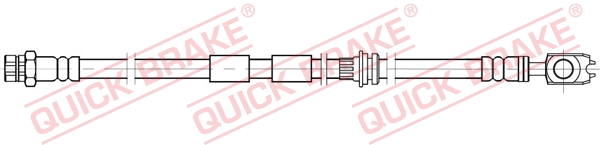 QUICK BRAKE Bremseslange 58897x for CUPRA