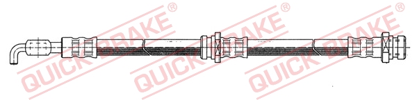 QUICK BRAKE Bremseslange 58912 for MITSUBISHI