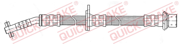 QUICK BRAKE Bremseslange 58935 for TOYOTA