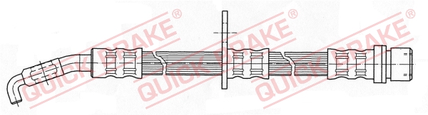 QUICK BRAKE Bremseslange 58945 for TOYOTA