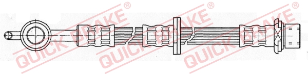 QUICK BRAKE Bremseslange 58966 for TOYOTA