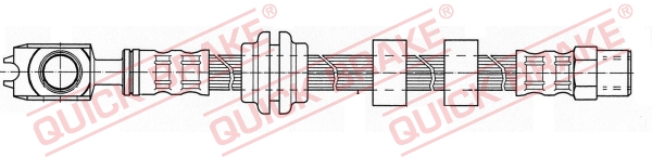QUICK BRAKE Bremseslange 58954 for VW