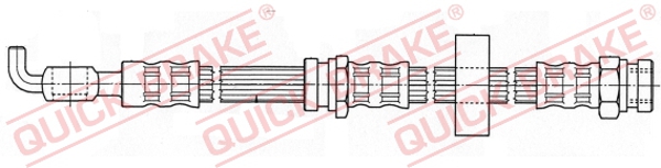 QUICK BRAKE Bremseslange 58978 for MAZDA