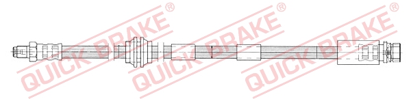 QUICK BRAKE Bremseslange 58986 for FORD JAGUAR