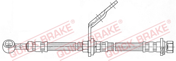 QUICK BRAKE Bremseslange 58992 for HONDA