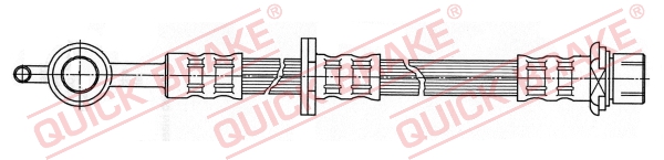 QUICK BRAKE Bremseslange 58999 for TOYOTA