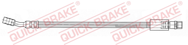 QUICK BRAKE Bremseslange 59301 for VAUXHALL
