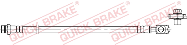 QUICK BRAKE Bremseslange 59802x for SKODA