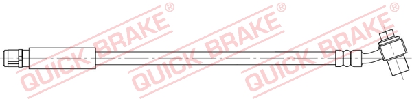 QUICK BRAKE Bremseslange 59803x for VAUXHALL