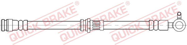 QUICK BRAKE Bremseslange 59804 for MAZDA