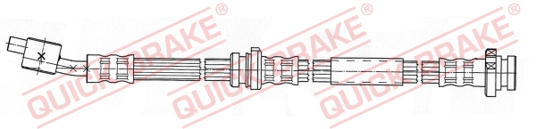 QUICK BRAKE Bremseslange 59905 for NISSAN