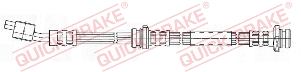 QUICK BRAKE Bremseslange 59906 for NISSAN