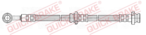 QUICK BRAKE Bremseslange 59908 for NISSAN